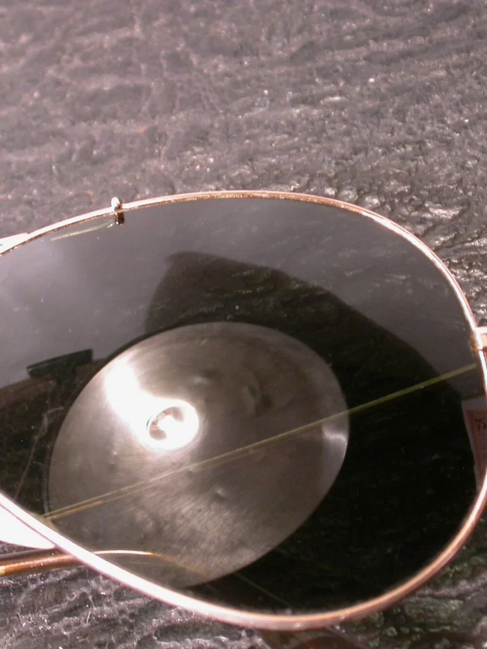 Ray Ban Outdoorsman Gold Metal Aviator Wrap Shades Sunglasses Made in Italy